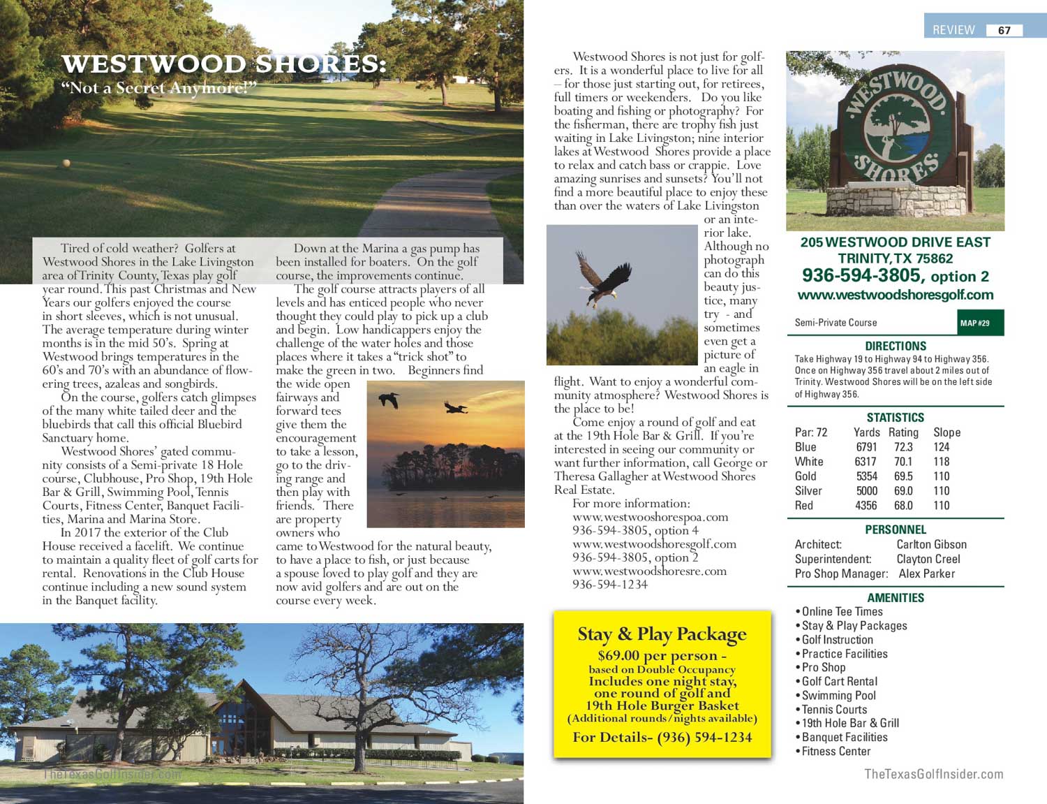 Texas Golf Insider Magazine – Spring 2017 Issue Page 1