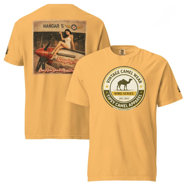 Woman in lingerie sits on airplane, holding drink near