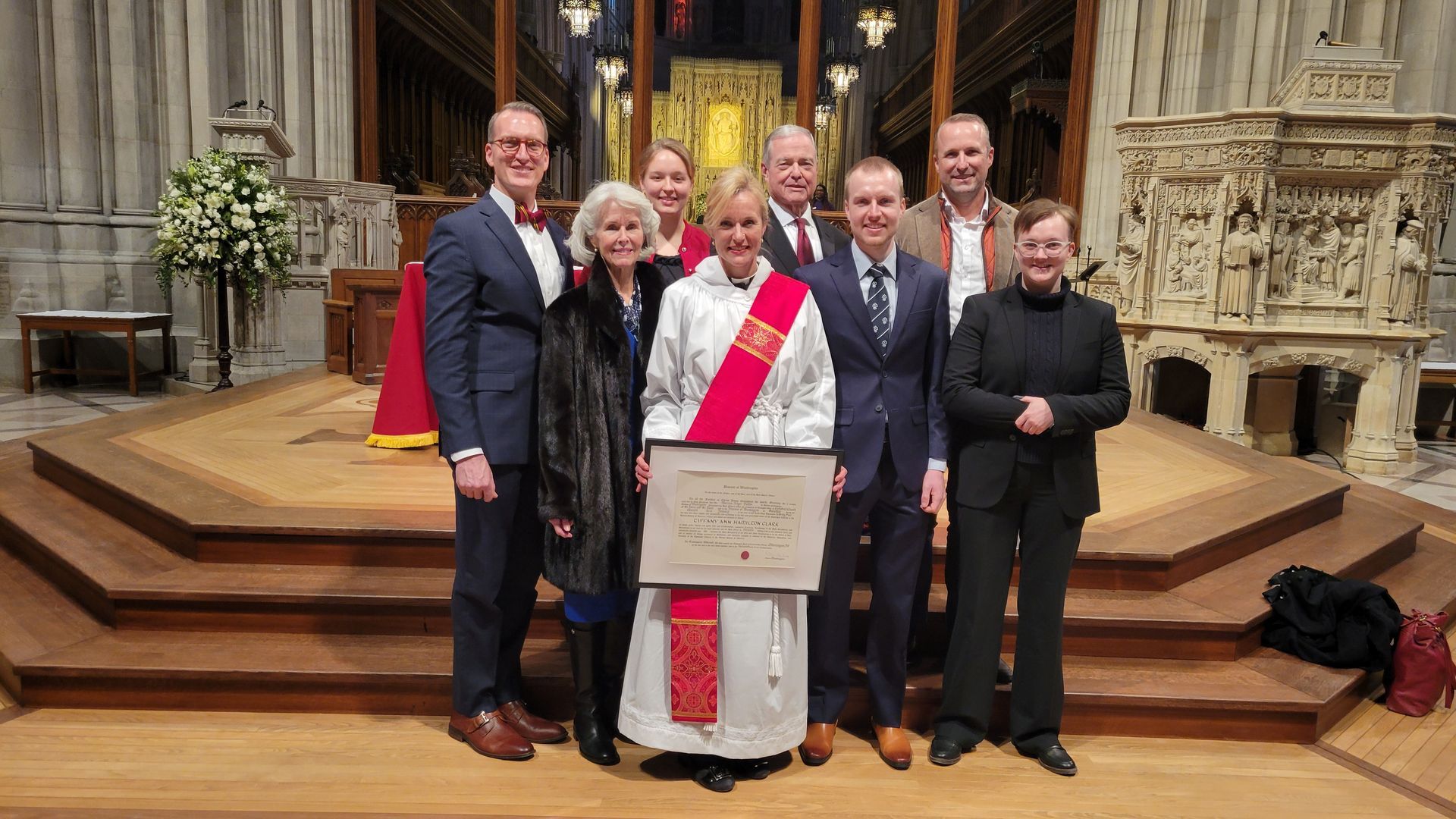 Christ Church Georgetown ordination of  a priest