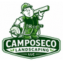 LocalSplash Landscaper logo with green-and-black house and tree graphics