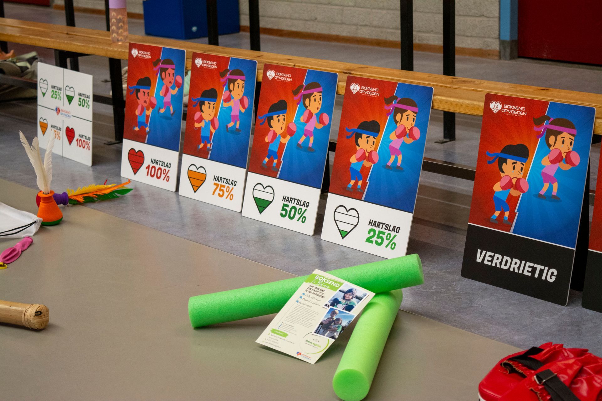 boksend opvoeden materiaal