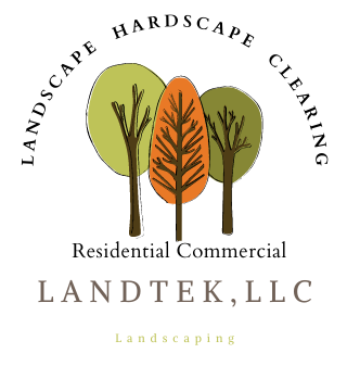 LandTek Services Company, LLC Logo for Landtek, LLC: Trees illustration with company name,
