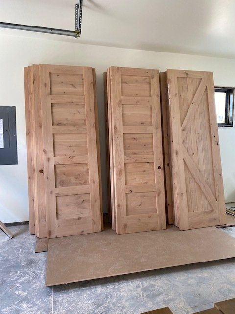 A new interior door installation in Eagle River ID by Eagle River Door & Glass