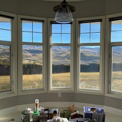 A custom millwork in Eagle River ID by Eagle River Door & Glass