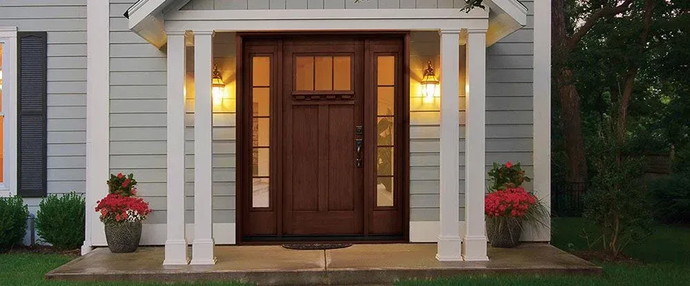 A new exterior door installation in Eagle River ID by Eagle River Door & Glass