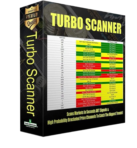 A box that says turbo scanner on it