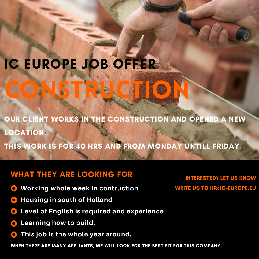 Trabajo en Holanda