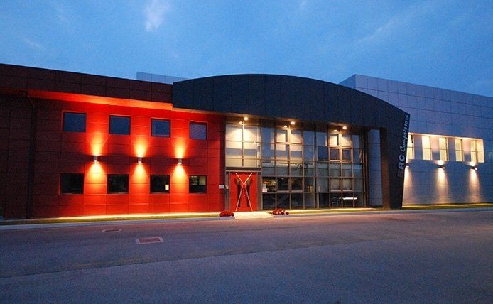 palazzo con pannelli