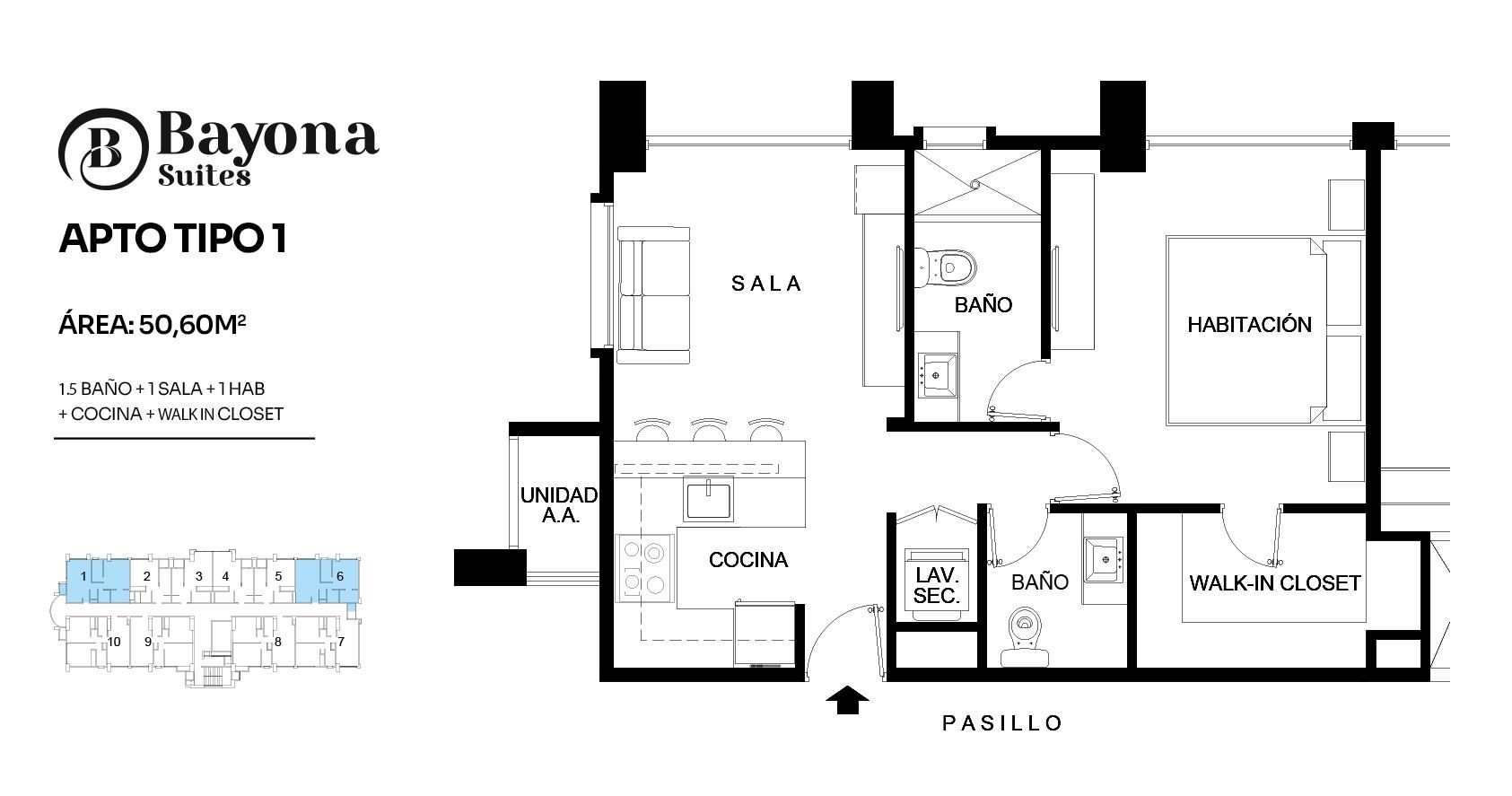 Plano del Apartamento