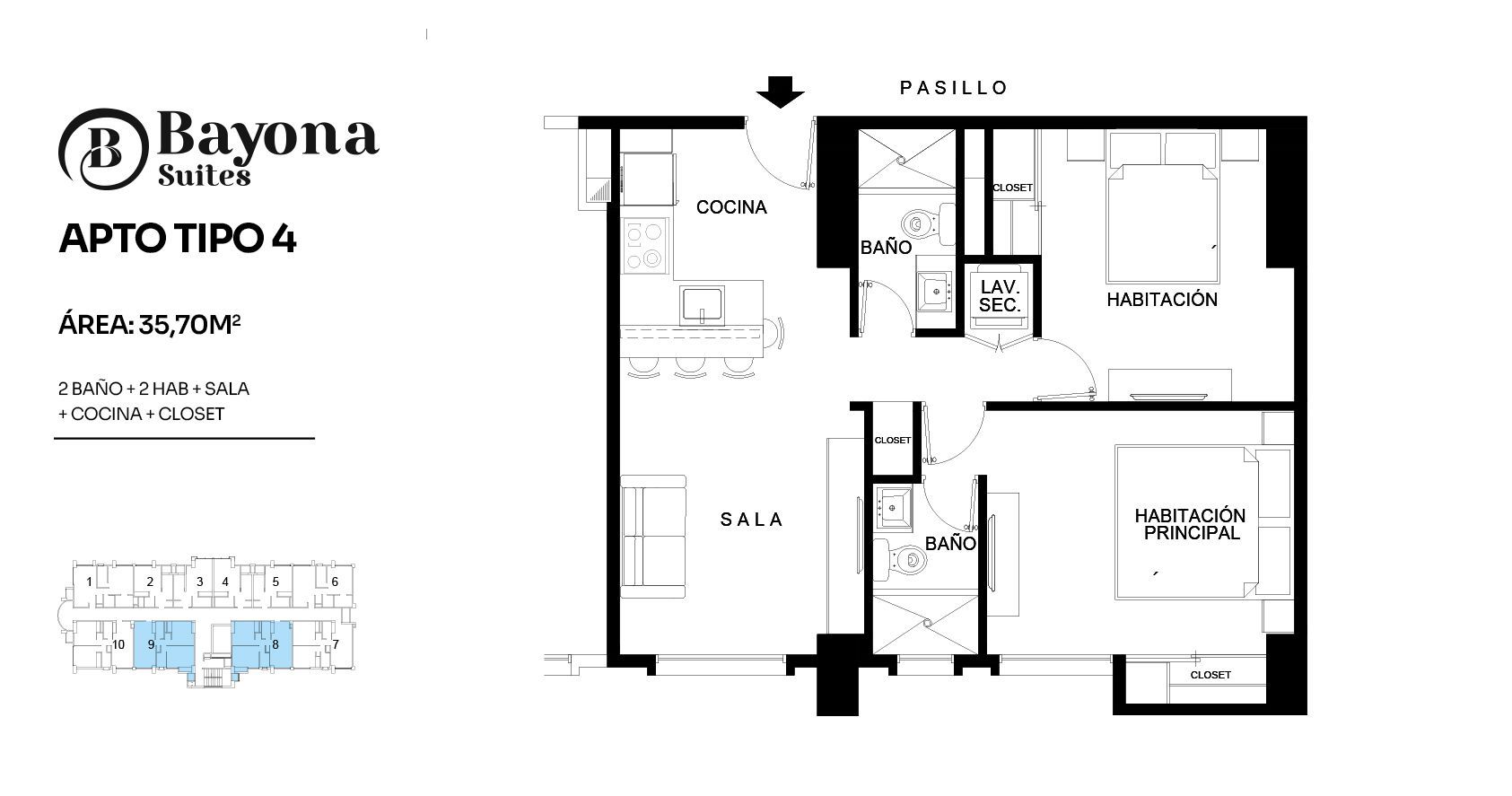 Plano del Apartamento