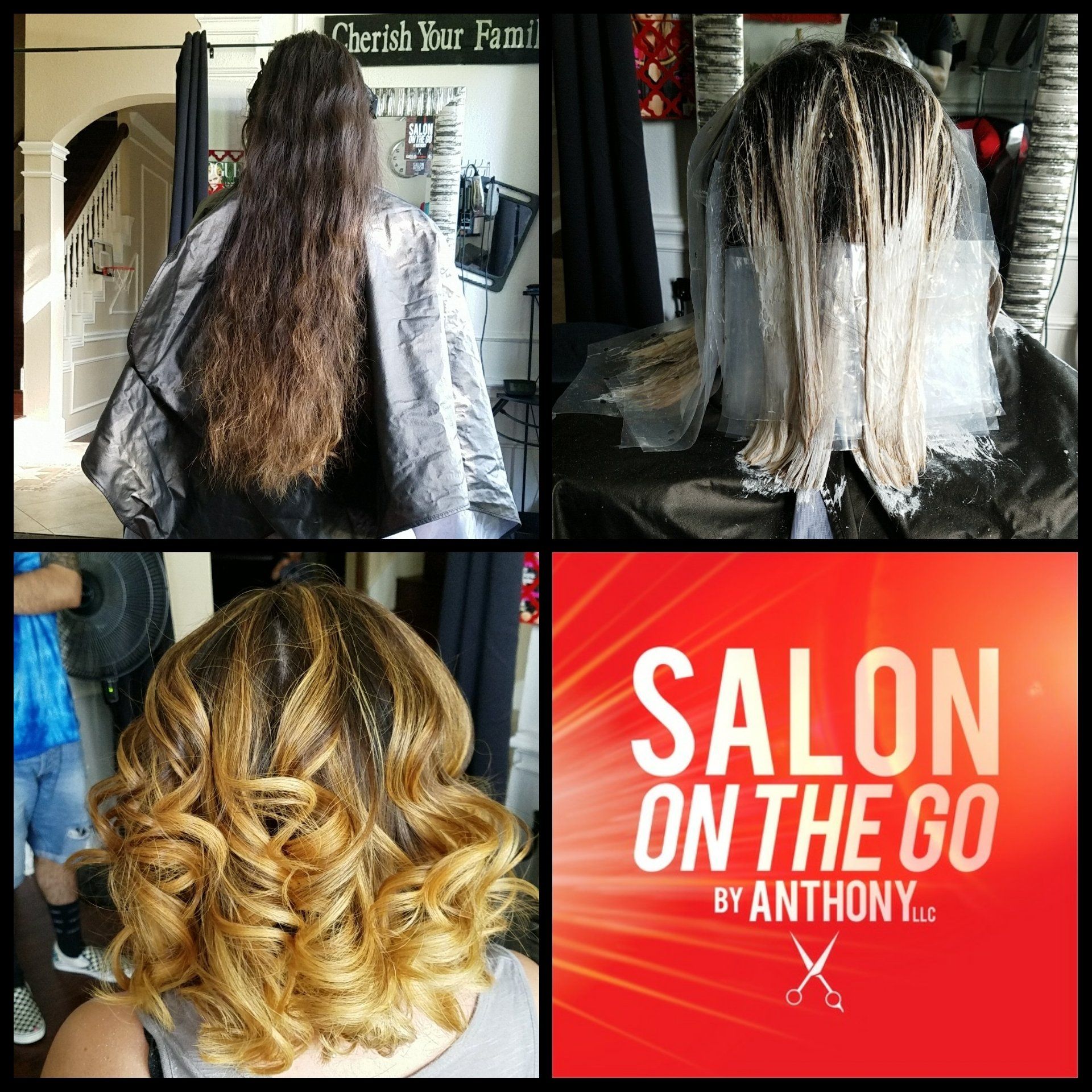 A salon on the go by anthony advertisement