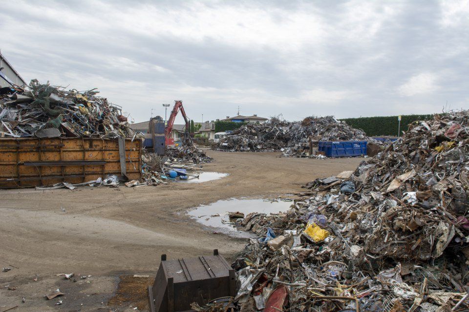 Recupero di scarti metallici in ferro