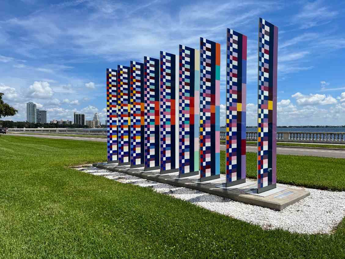 Scenic view of Bay Shore Boulevard and Downtown Tampa, capturing the cityscape and waterfront in a single frame.