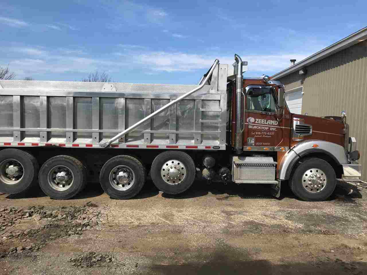 Parking Lot Construction — Truck and Trailer in Zeeland, MI