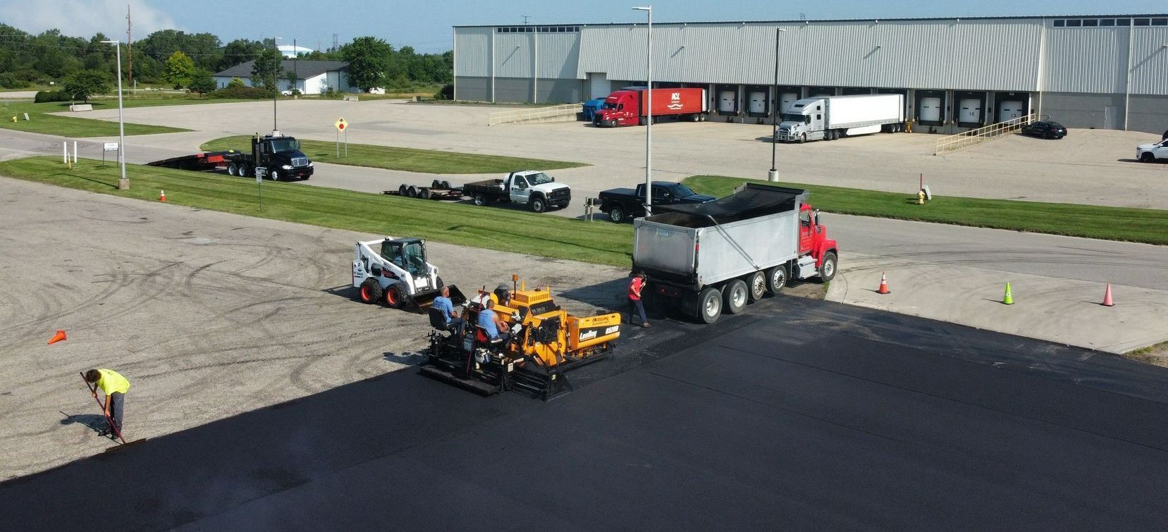 Asphalt Paving — Truck in Zeeland, MI