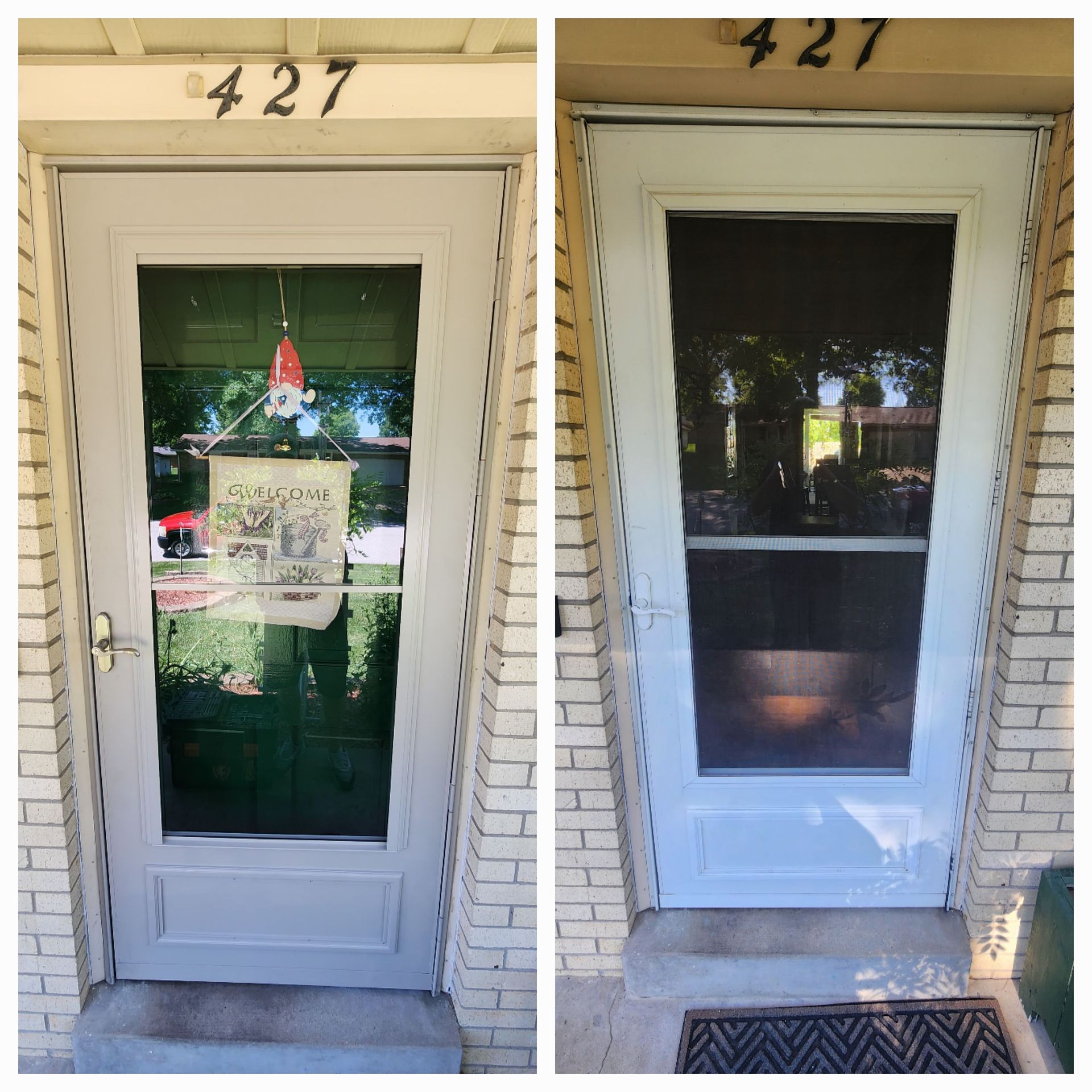 Storm door by TB Home Services