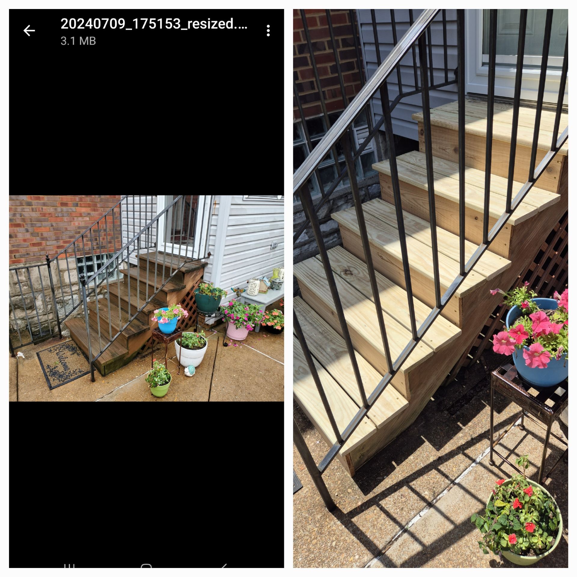 Stair remodel by TB Home Services