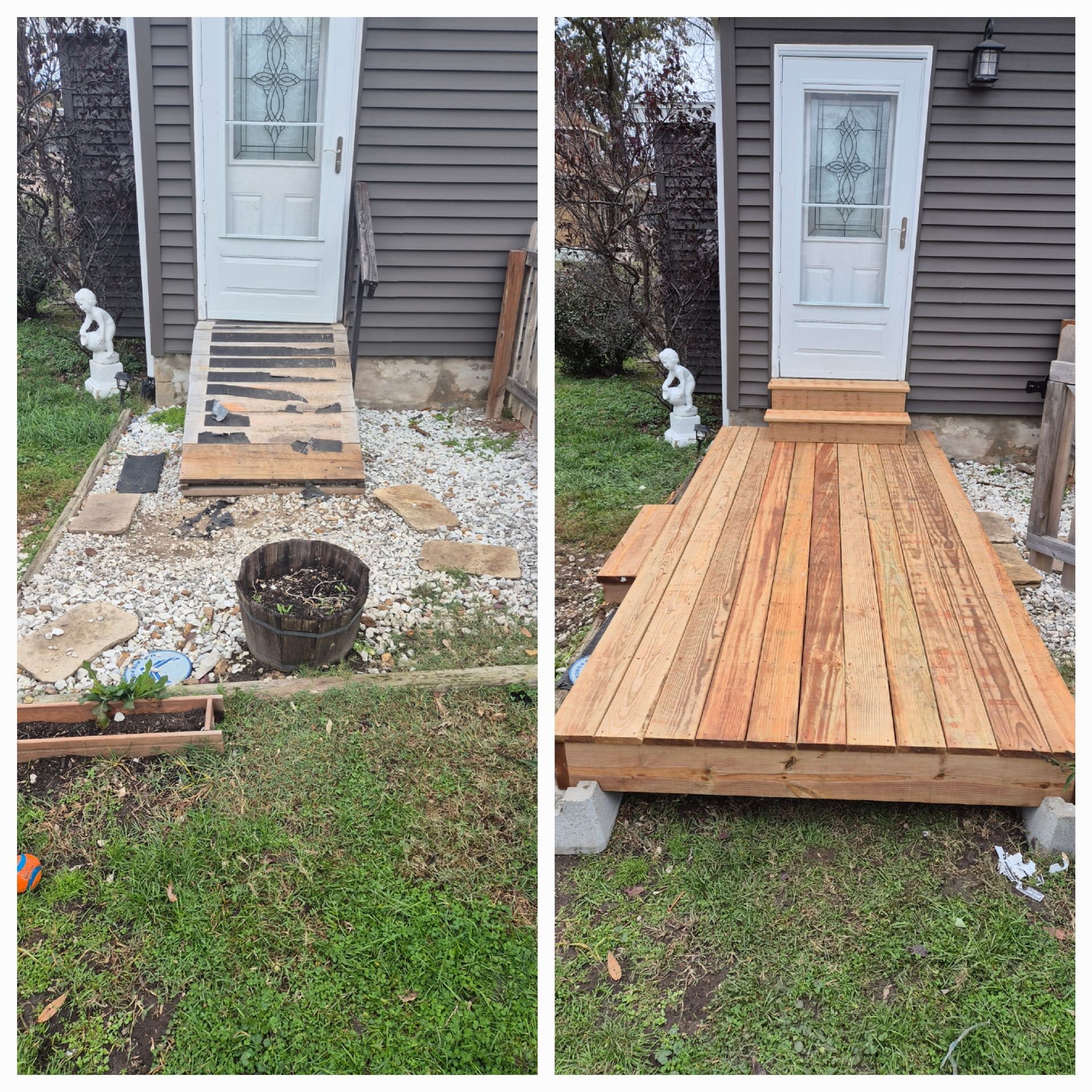 Deck custom build by TB Home Services