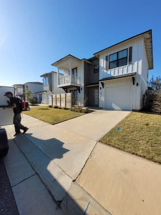 Clean Front Yard Lawn