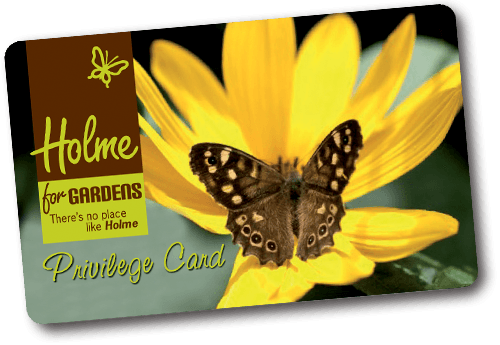 Holme for Gardens privilege card