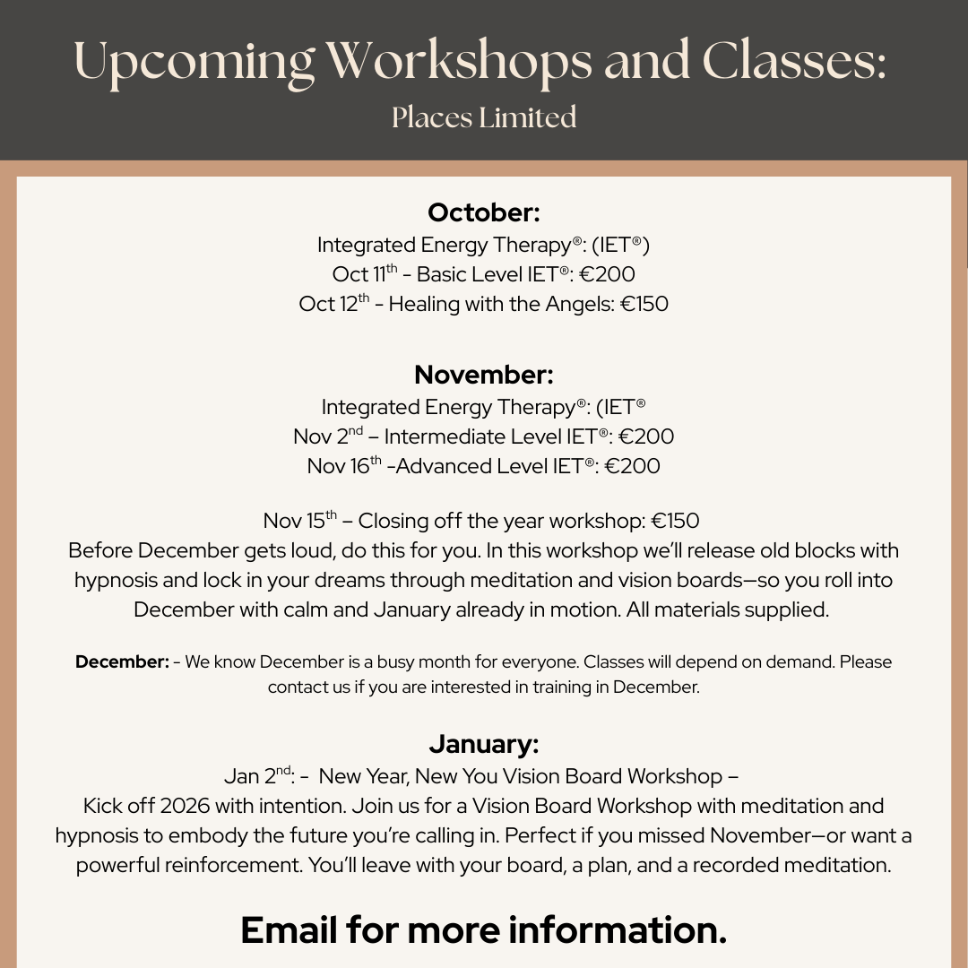 Upcoming IET dates flyer