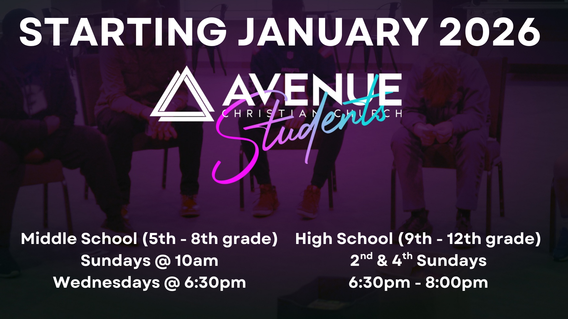 Students at a church in Clarendon Hills