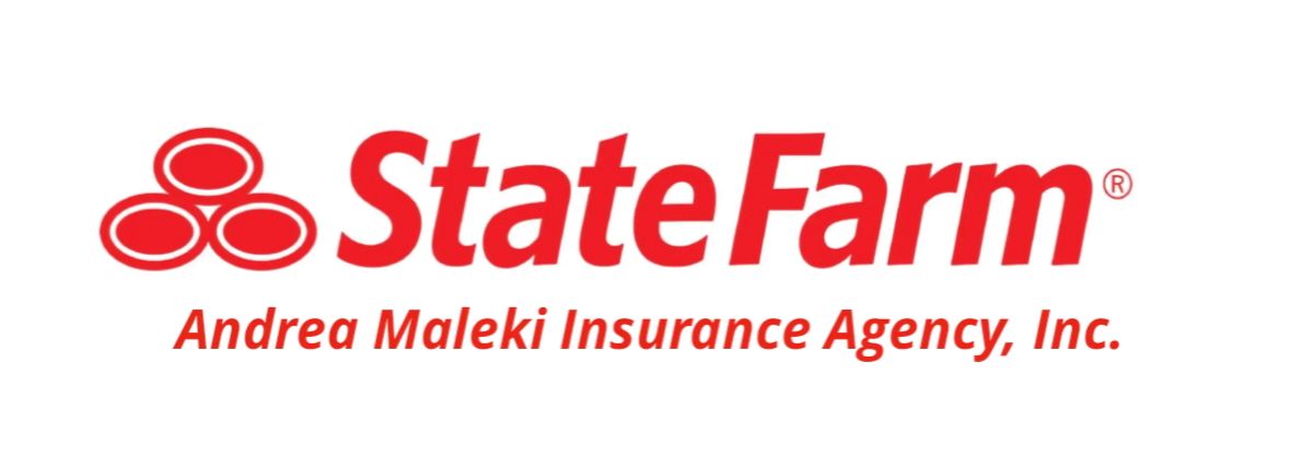 The logo for state farm andrea maleki insurance agency inc.