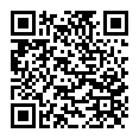 A black and white qr code on a white background.