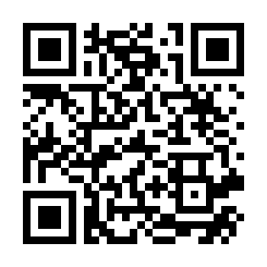 A black and white qr code on a white background.