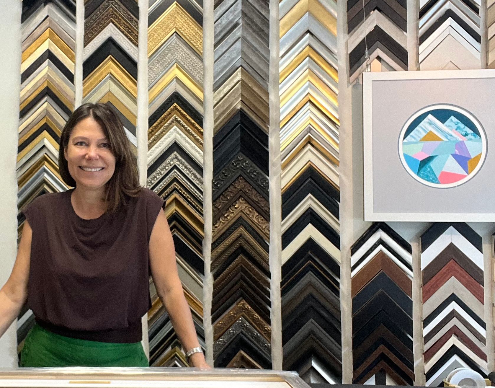 This is Tania, owner of Quadro Custom Framing
