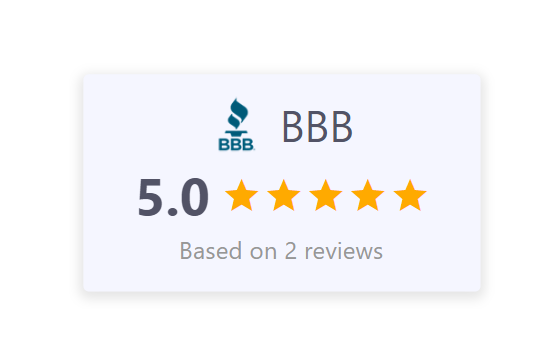 BBB 5 star review