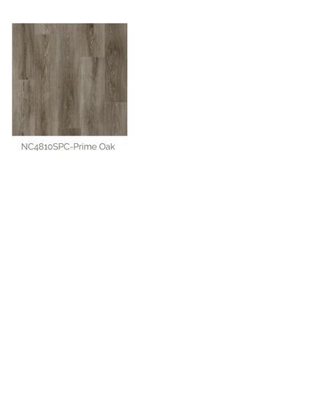 Wooden floor sample in neutral gray color, named 