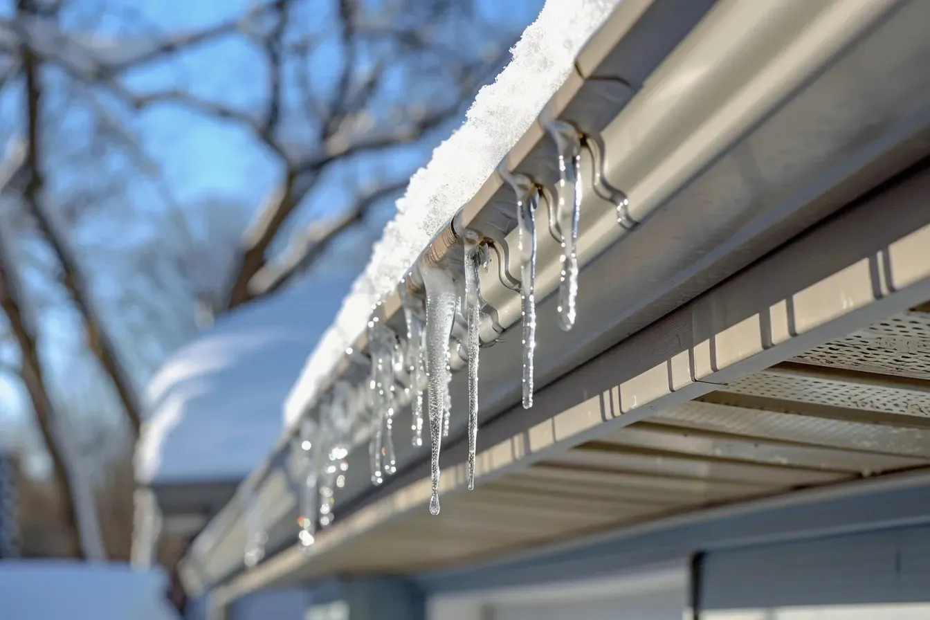 Seamless aluminum gutters, soffits, and maintenance in Madison WI homes.