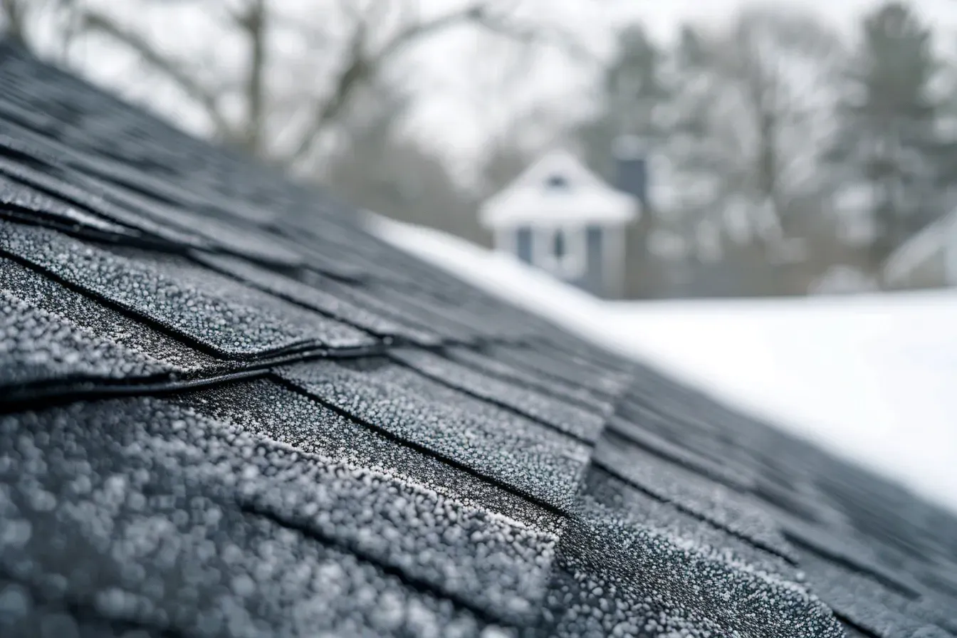 High-quality roof inspection underway in east Madison WI neighborhood.