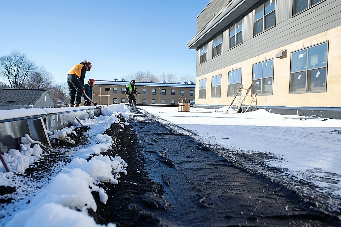 Commercial Reflective Roofing Installation Madison WI with UV-resistant surfacing and seamless application.