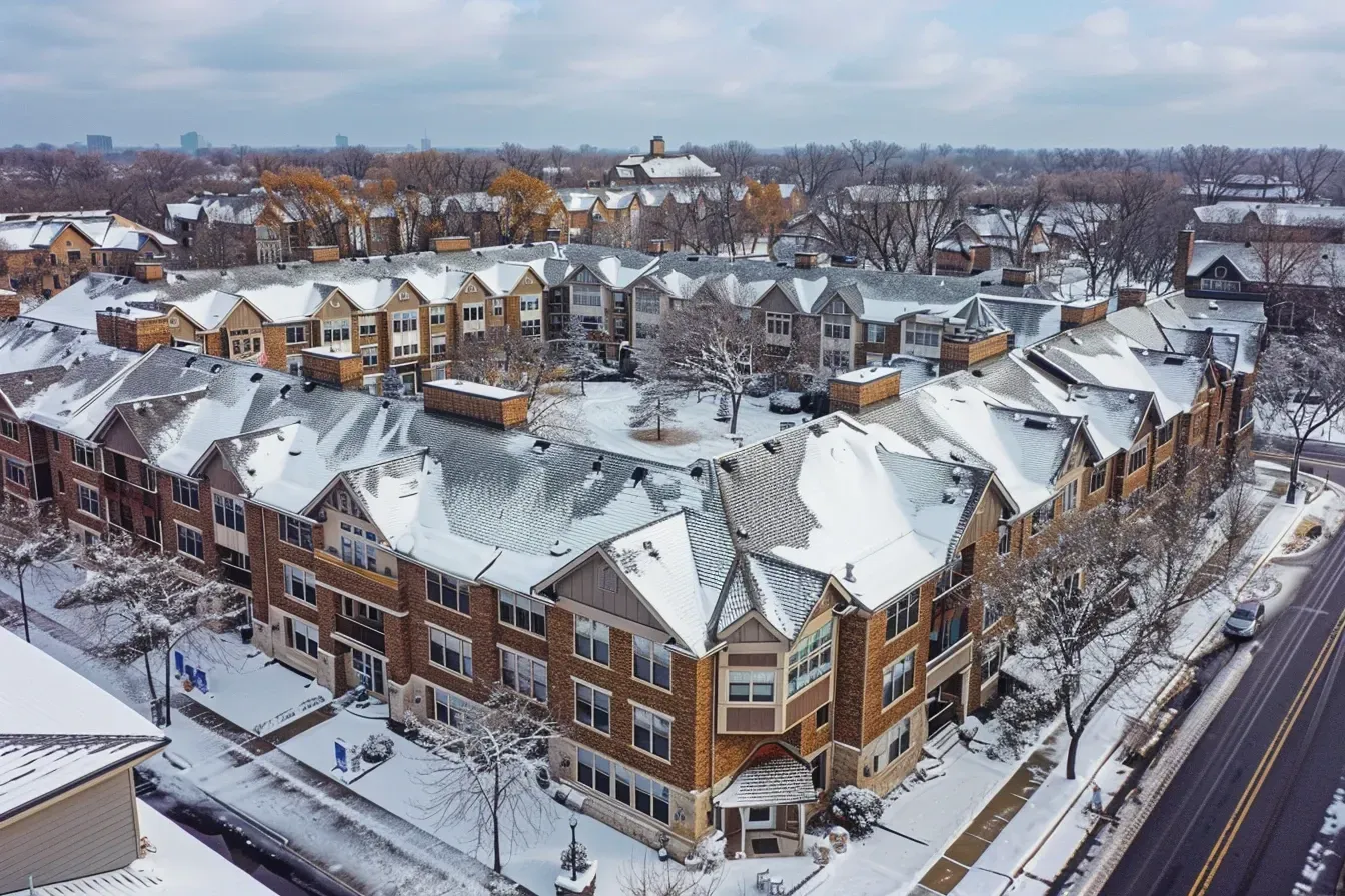 Roof replacement using GAF products in Madison WI property.