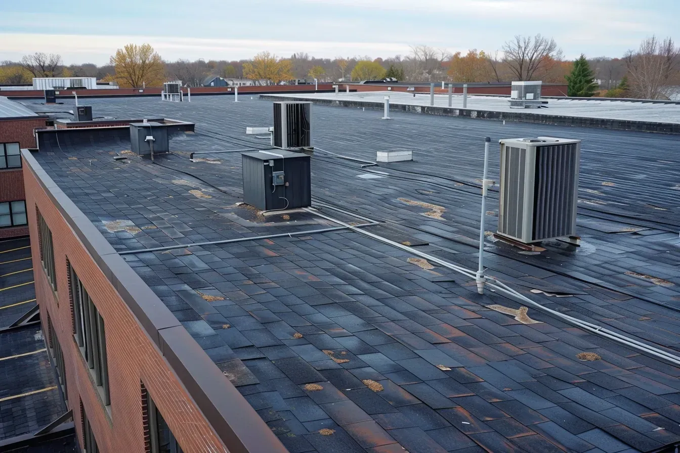 Flat Roofing in Madison WI by specialists in commercial roof replacement and repair.