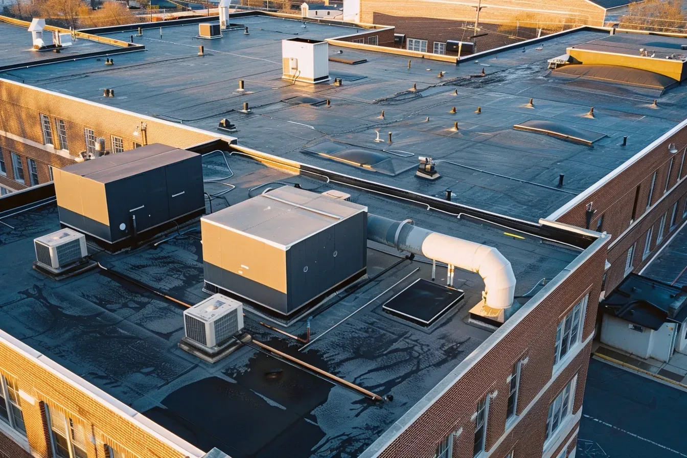 TPO Roofing System Installation Madison WI for flat commercial roofs with energy efficiency benefits.
