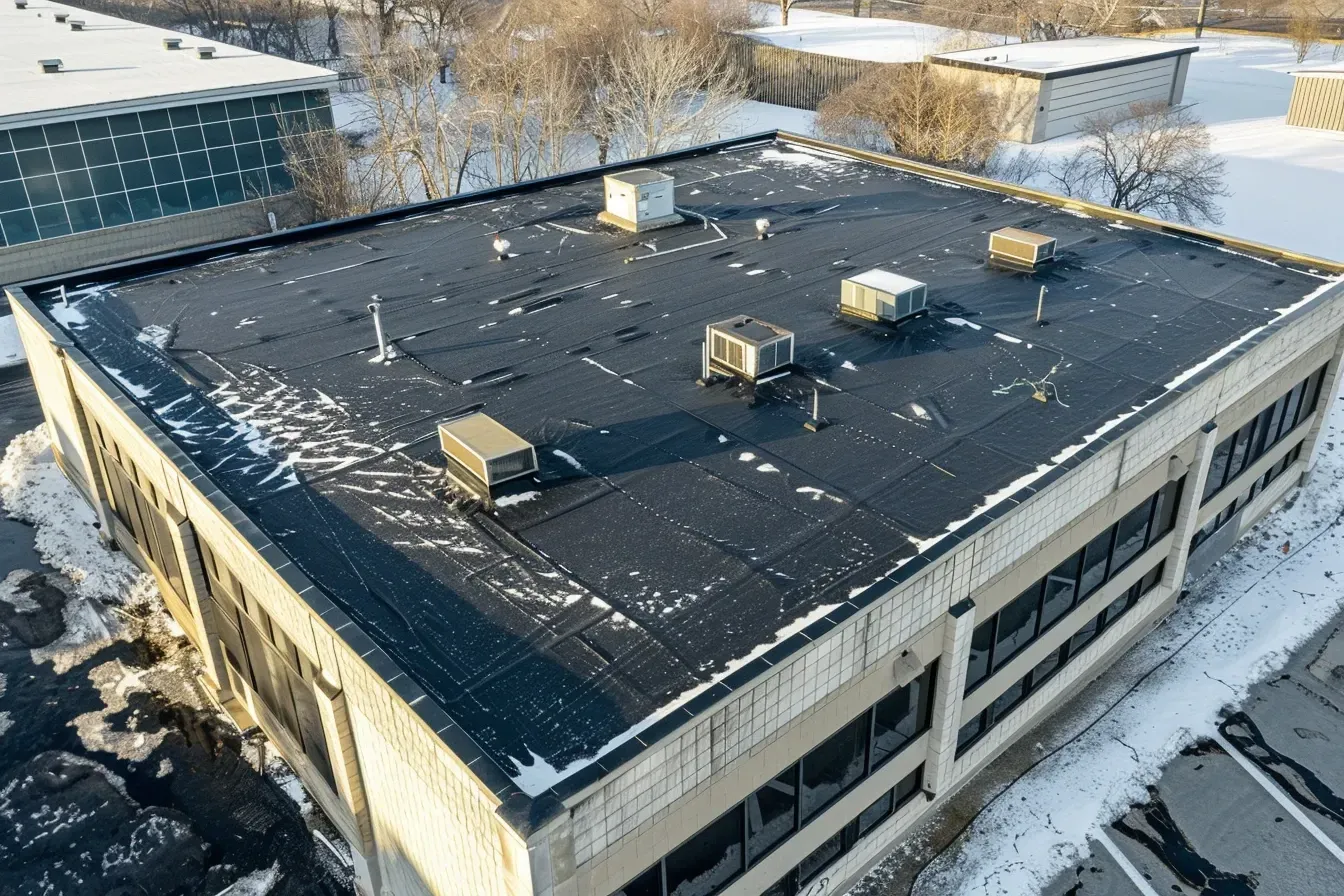 Commercial Roof Inspection and Assessment Madison WI to determine lifespan of modified bitumen or gravel roofing.