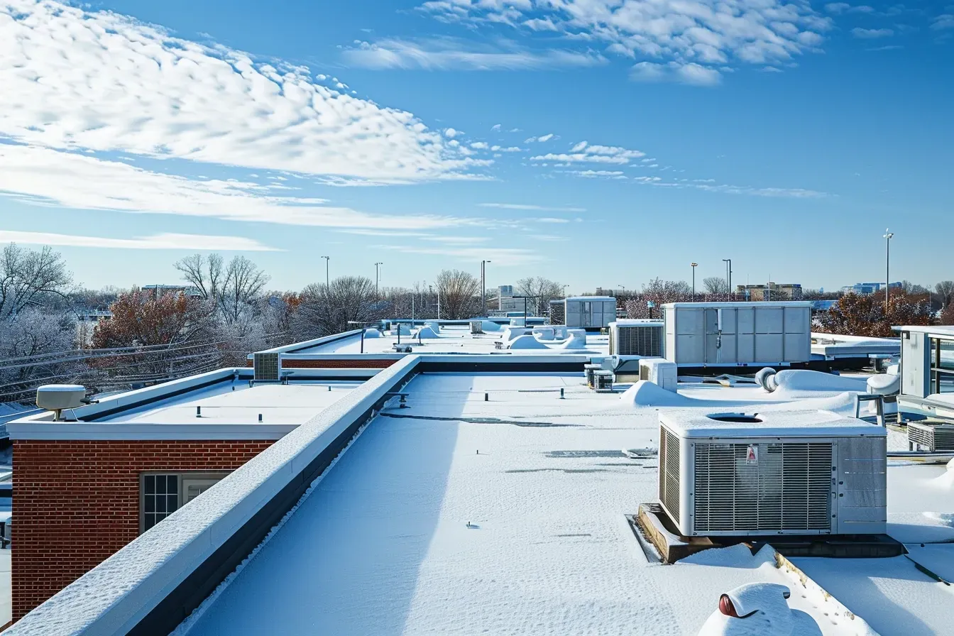 Commercial Reflective Roofing Installation Madison WI using white elastomeric coatings and radiant barrier enhancements.