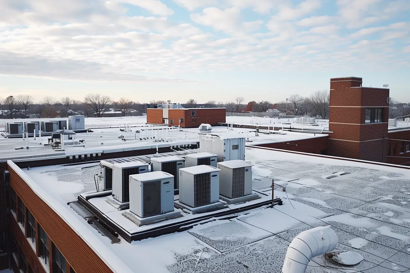 Commercial Reflective Roofing Installation Madison WI for flat roof structures needing reflective waterproofing.