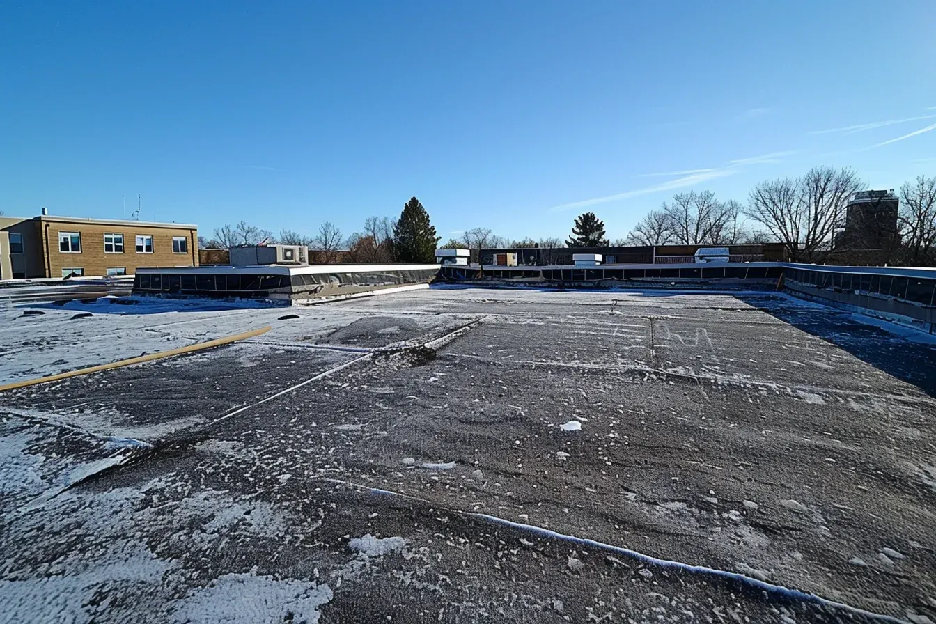 New Commercial Flat Roofing Madison WI installed with OSHA-compliant safety and quality control.
