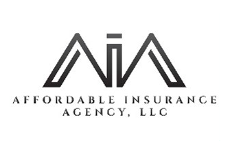 Logo for Affordable Insurance Agency, LLC; gray stylized "AIA" letters over business name.