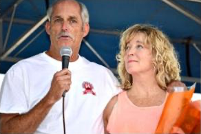 Man and woman at Holloways Marina & RV Park