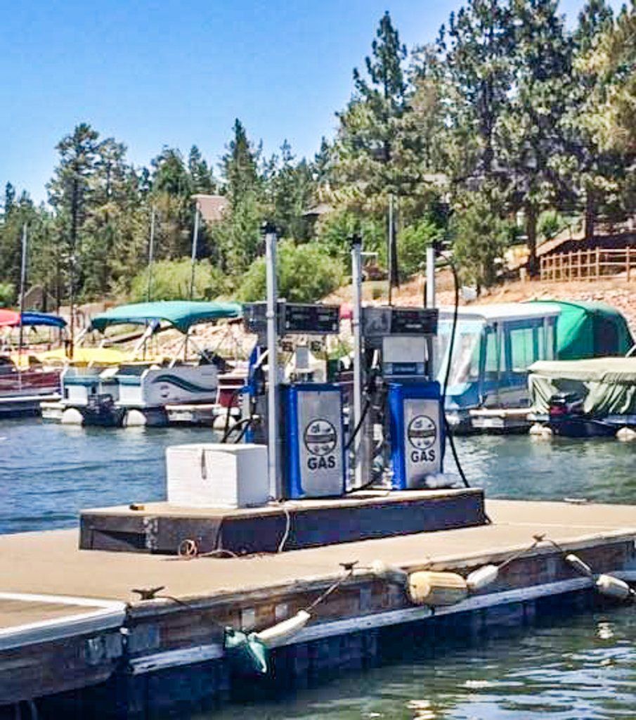 gas docks on the water