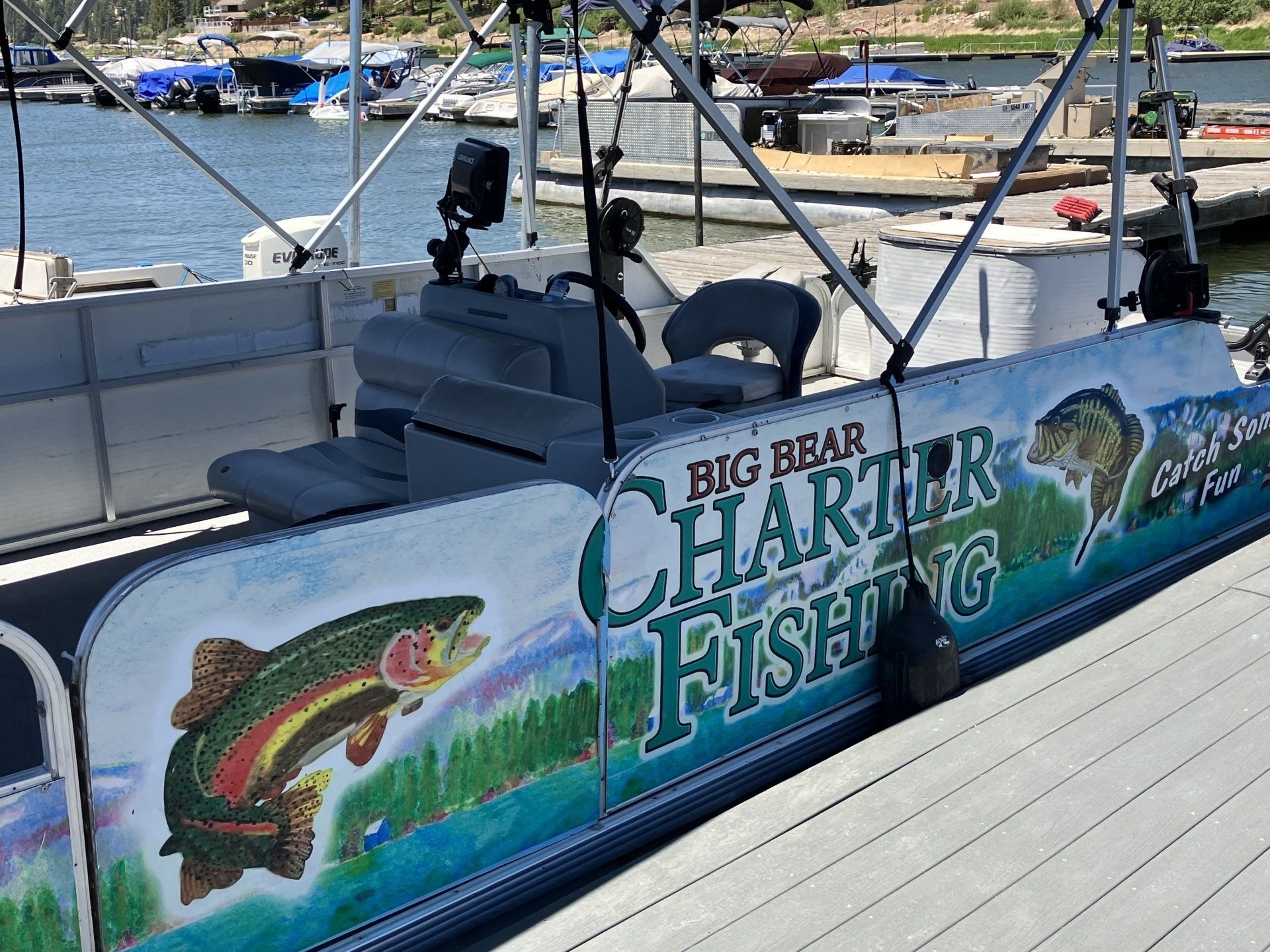 Charter Fishing Big Bear Holloways RV Park & Marina California