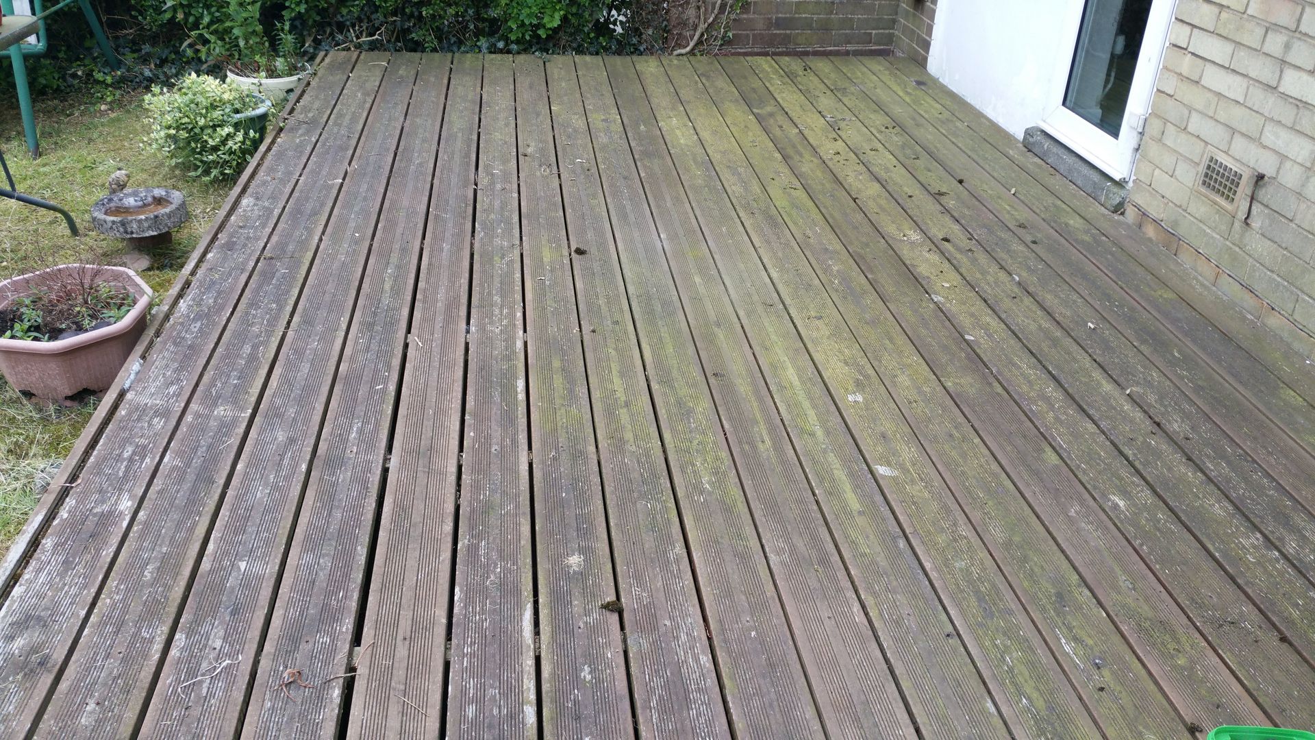 Tired looking decking in Herts repaired by the best Handyman in WGC
