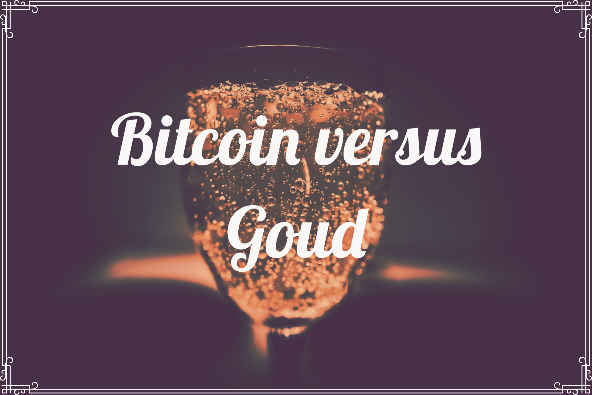 Bitcoin versus Goud