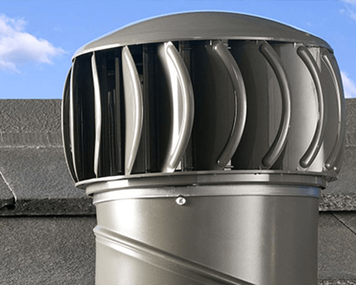 closeup shot of roof ventilator