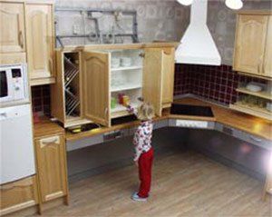 Pull Down Kitchen Cabinet — Minneapolis, MN — Independent Living Solutions
